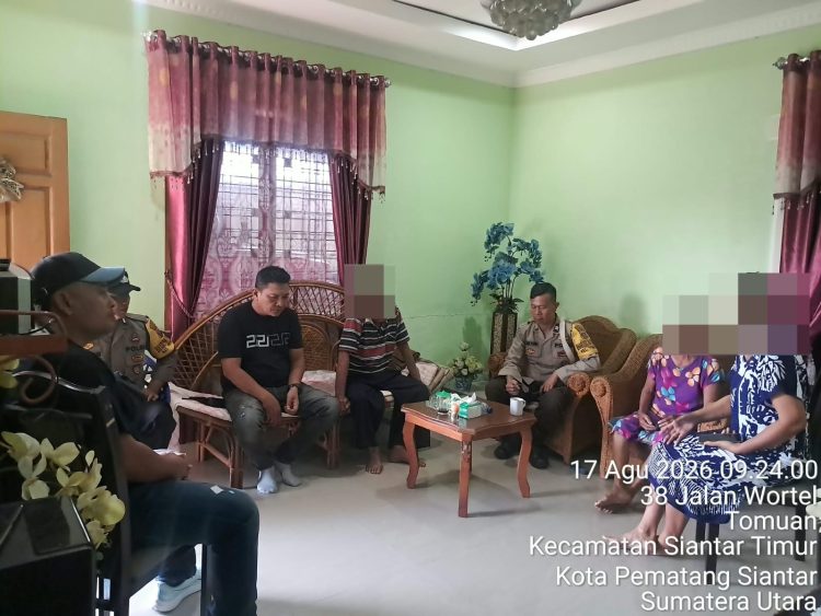 Nyaris Memanas Gara-Gara Rumah Peninggalan Suami, Polsek Siantar Timur Turun Tangan dan Akhiri Perselisihan