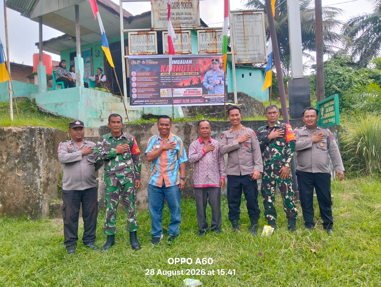 Jaga Hutan, Lindungi Warga: Kapolsek Dolok Silau dan Forkopimca Perkuat Mitigasi Karhutla