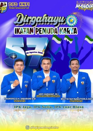 57 Tahun IPK Menjaga Napas Perjuangan, DPD KNPI Siantar Titip Pesan tentang Soliditas Pemuda