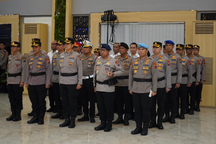 Brimob Polda Sumut Hadiri Sertijab Wakapolda, Momentum Penguatan Soliditas dan Sinergitas