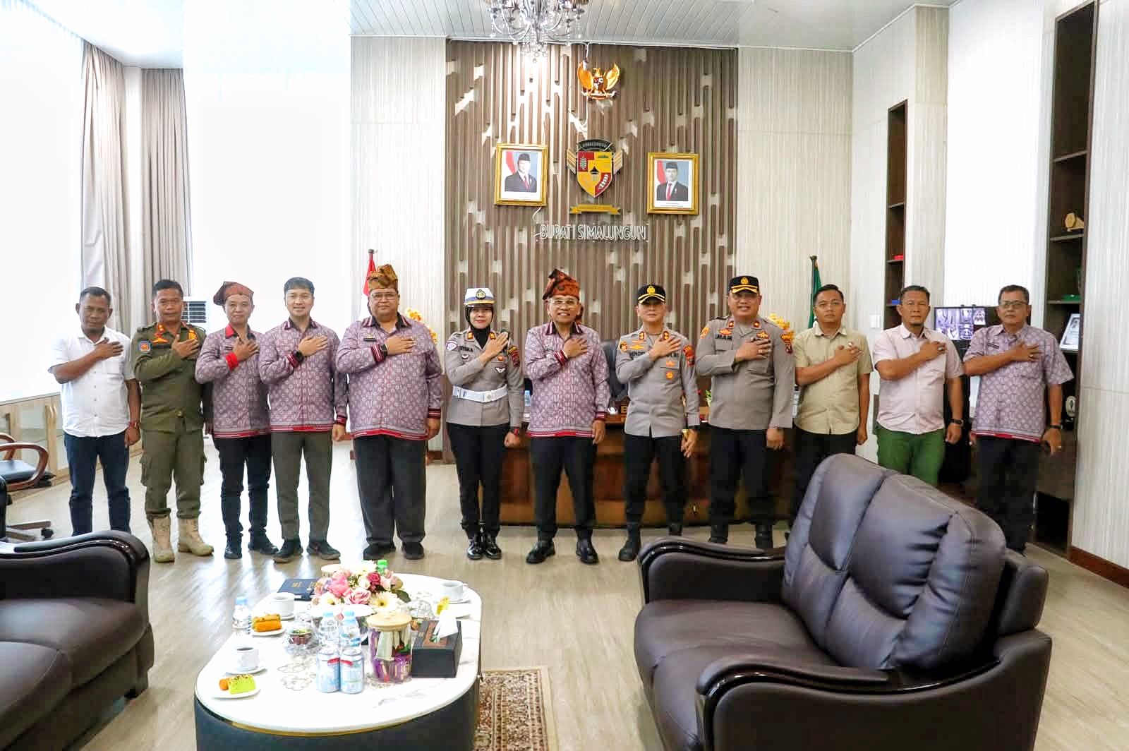 Kapolres dan Bupati Simalungun Perkuat Komunikasi, Antisipasi Konflik dan Gangguan Kamtibmas