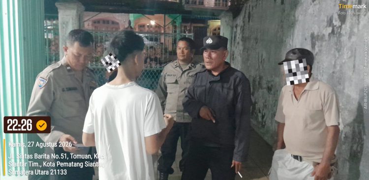 Laporan Keributan Masuk Call Center 110, Polsek Siantar Timur Bergerak Cepat Redakan Perselisihan Keluarga