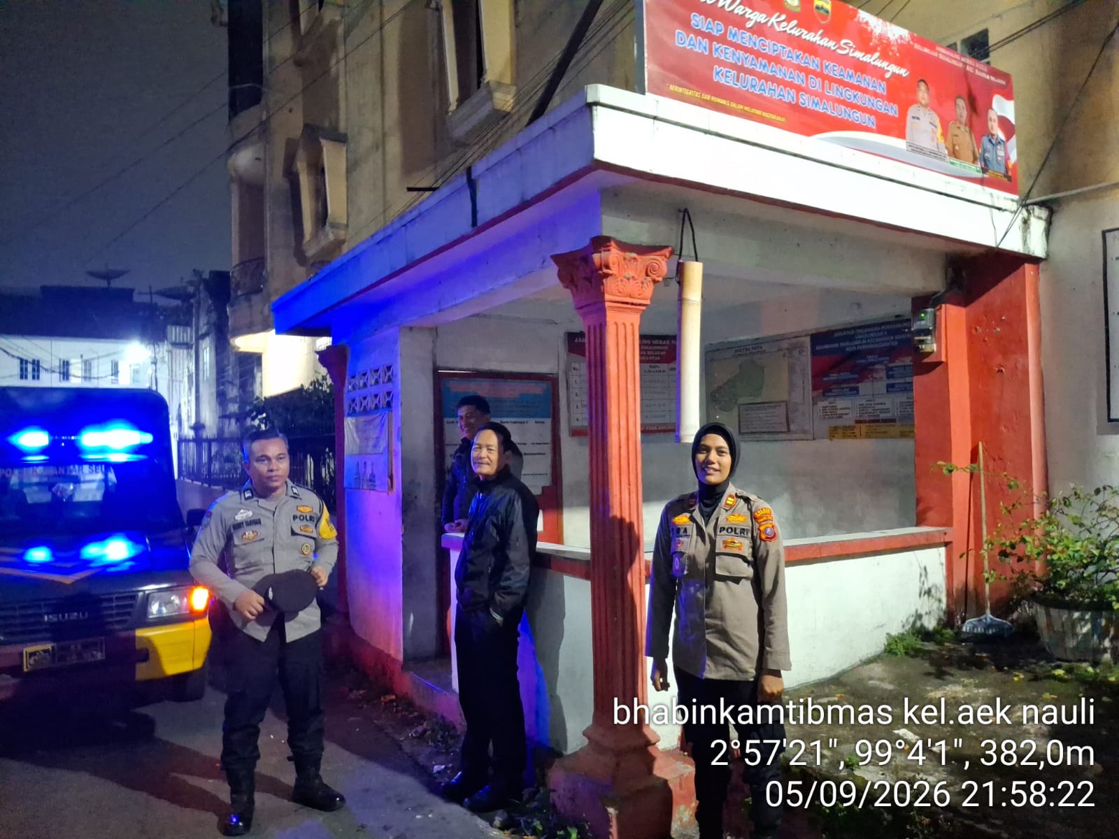 Lewat SALING, Polsek Siantar Selatan Hadir di Tengah Warga dan Kawal Keamanan Lingkungan