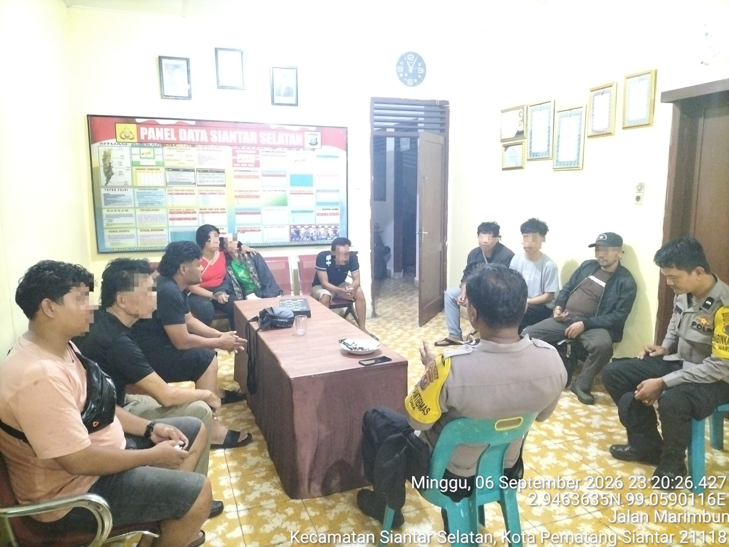 Respons Cepat Polsek Siantar Selatan, Dugaan Penganiayaan Berakhir Damai Lewat Problem Solving