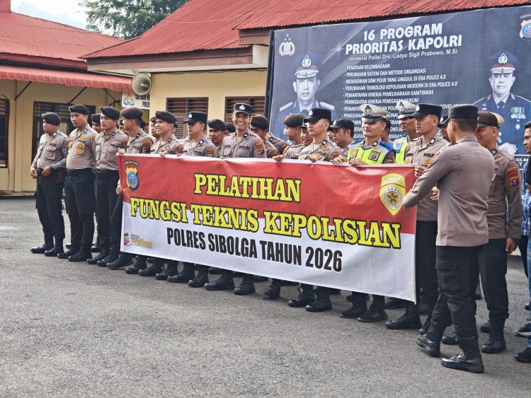 Dipimpin IPDA Bowmen Saragih, Polres Sibolga Perkuat Kemampuan Personel Tangani Perkara Narkoba