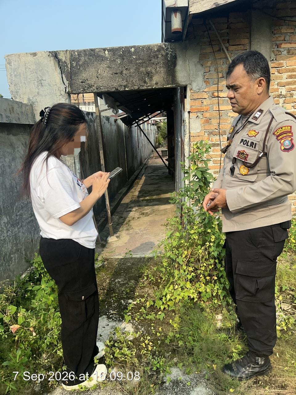 Warga Lapor Dugaan Pencurian Pagar Besi, Polsek Siantar Martoba Bergerak Cepat ke Jalan Sumber Jaya