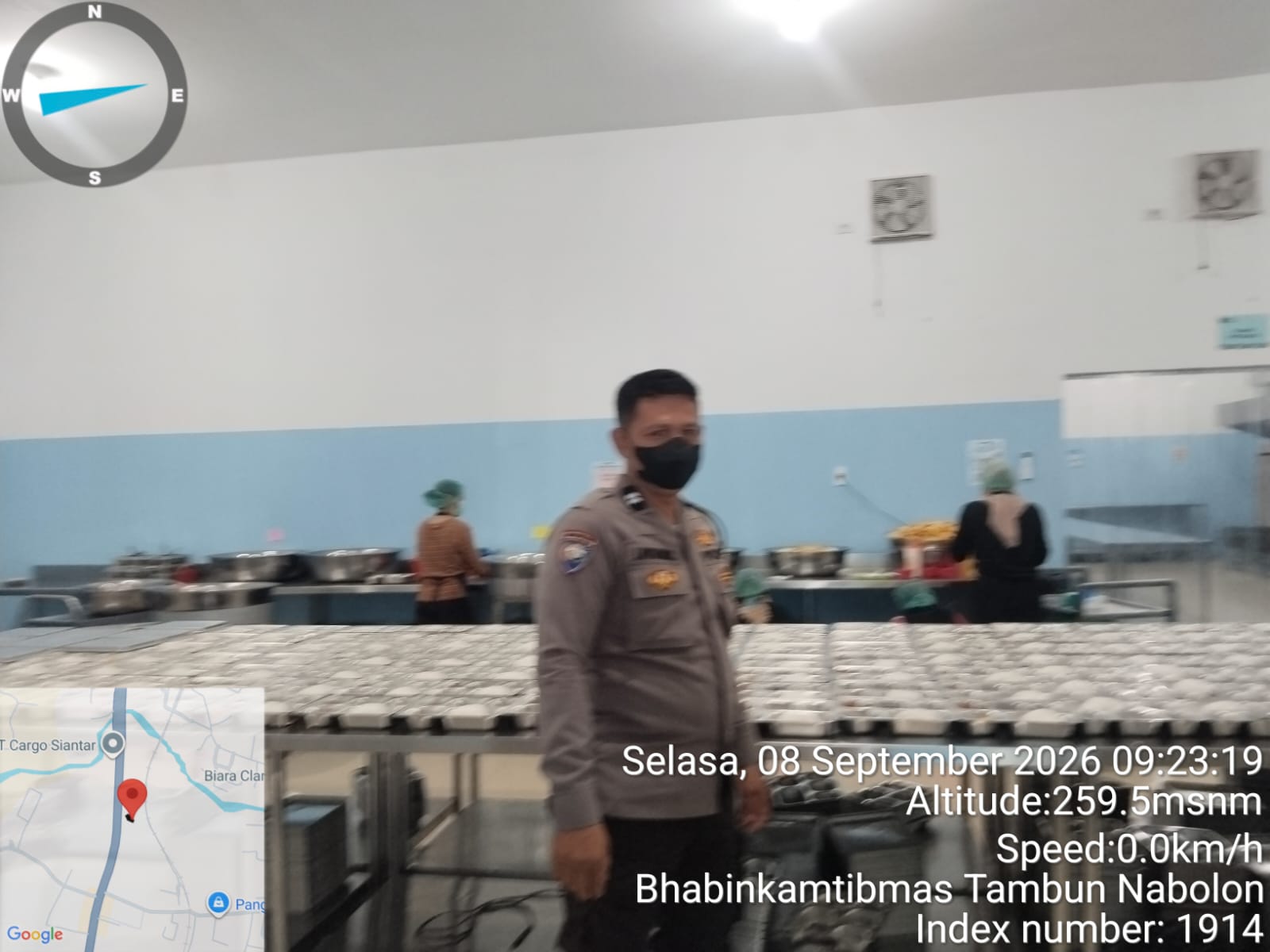 Pastikan MBG Tepat Sasaran, Polsek Siantar Martoba Monitoring Distribusi dari Dapur SPPG