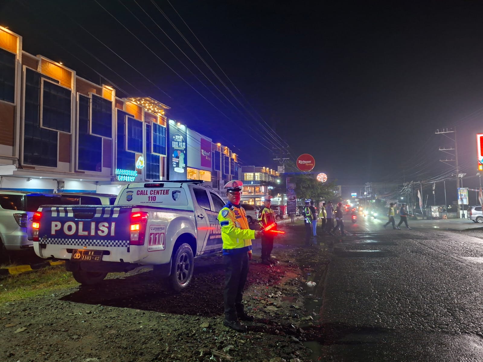 Blue Light Patrol Menggila di Malam Minggu, Satlantas Simalungun Sisir Jalur Rawan Begal