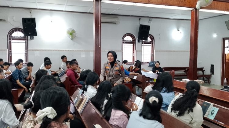 Bully Bukan Candaan, Kapolsek Siantar Selatan Beri Pesan Tegas ke Pemuda HKBP