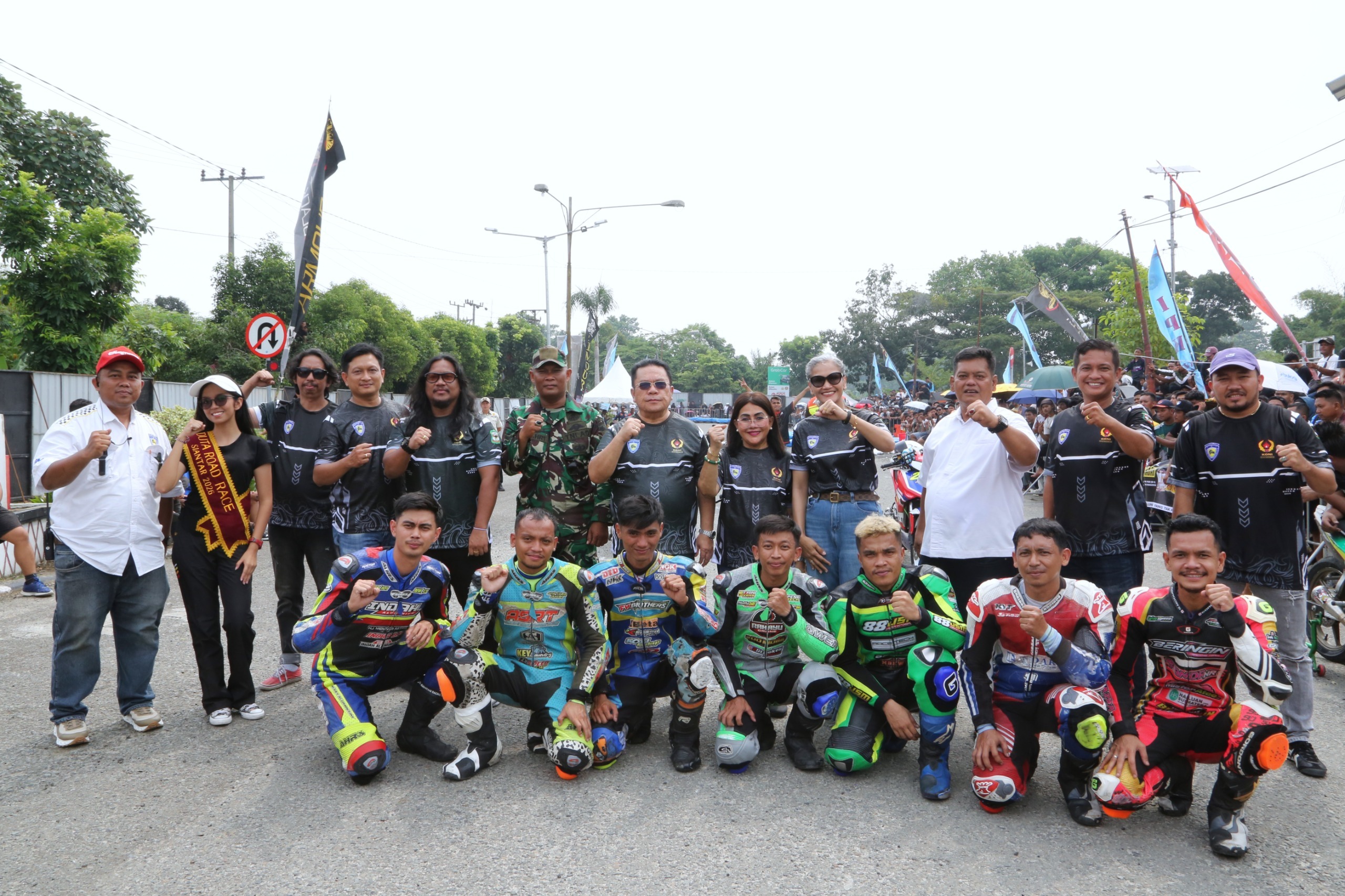 Lebih dari 100 Pembalap Adu Nyali di Siantar Road Race 2026, Kapolres dan Wali Kota Lepas Peserta