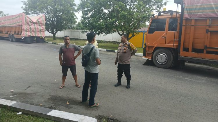 Gudang Bulog Jadi Sasaran Sambang Polisi, Bhabinkamtibmas Nagapitu Cek Situasi Kamtibmas