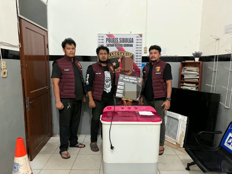 Belum Genap Sehari, Satreskrim Polres Sibolga Sikat Terduga Pelaku Curat hingga ke Pasar Baru