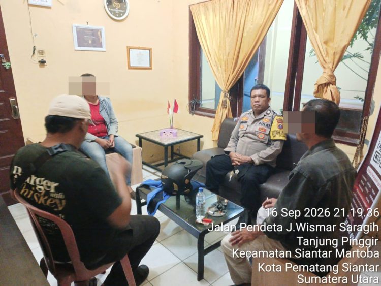 Dugaan Perkelahian di Jalan Rondahaim Berakhir Damai, Polsek Siantar Martoba Turun Tangan