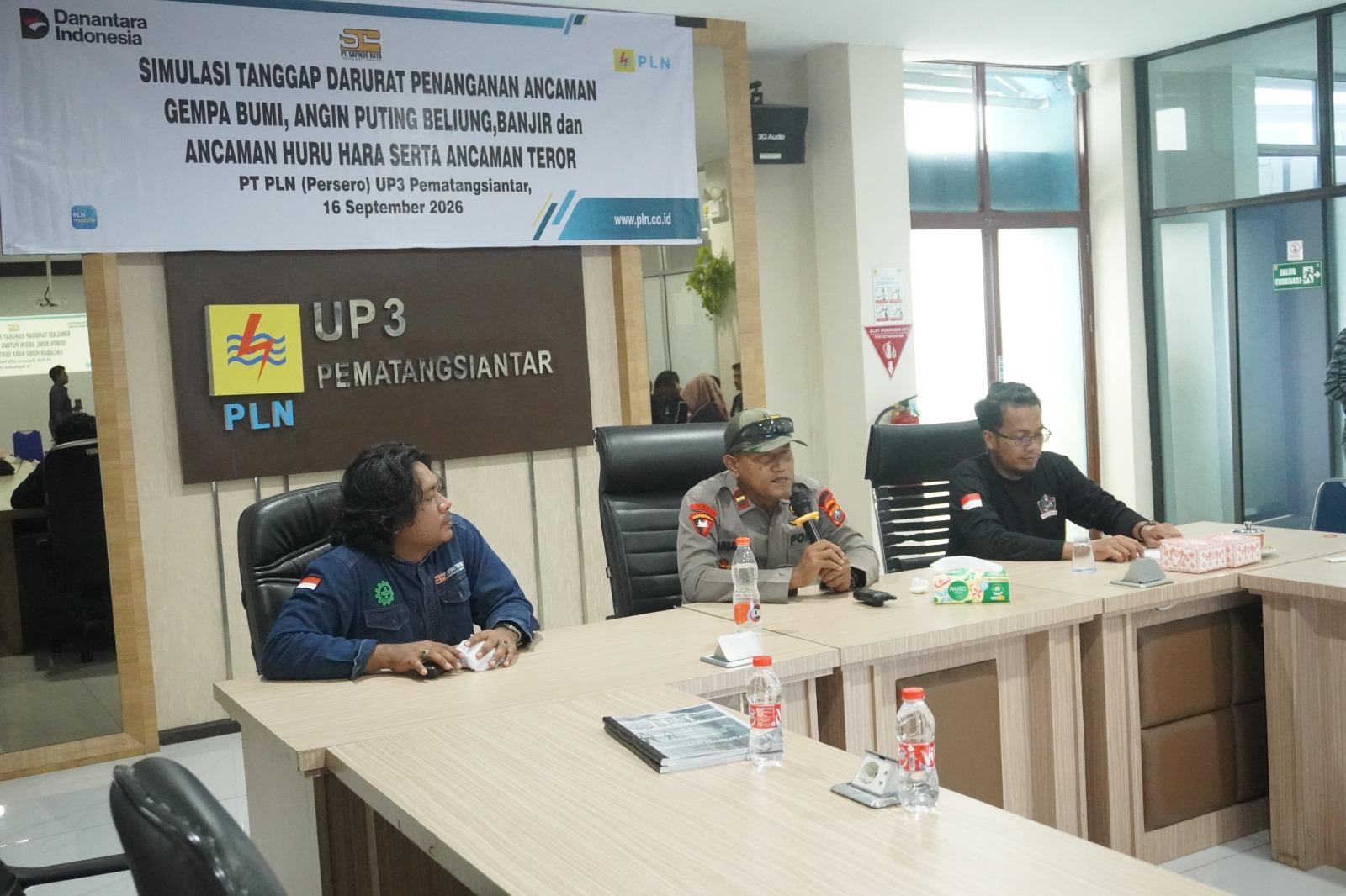 Tingkatkan Kesiapsiagaan, PLN UP3 Pematangsiantar Gelar Pelatihan dan Simulasi Tanggap Darurat