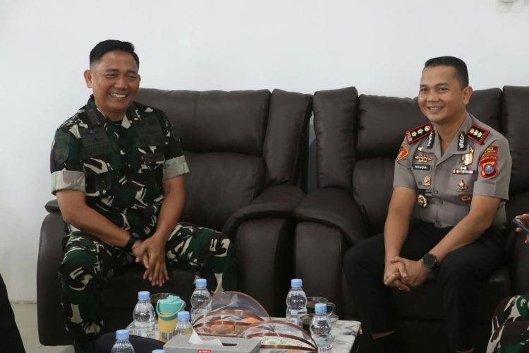 Perkuat Benteng Kamtibmas, Kapolres Simalungun Sambangi Brigif TP 036 dan Yonif TP 901