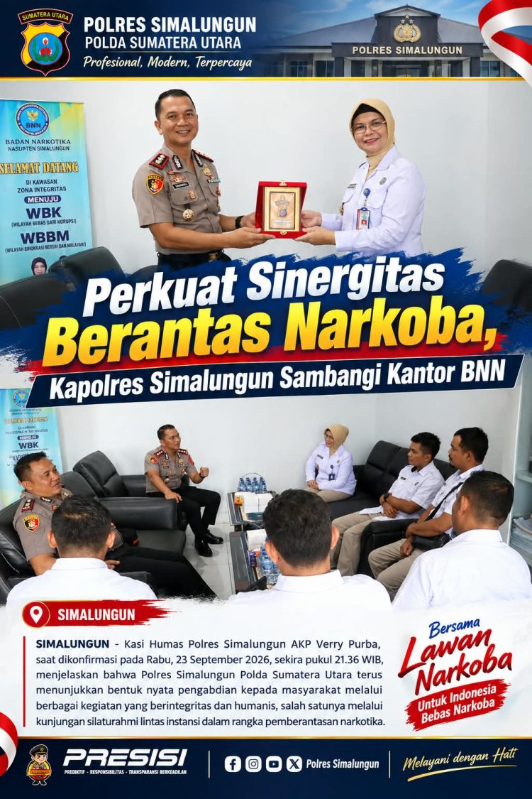 Narkoba Jadi Perhatian Serius, Kapolres Simalungun dan BNN Perkuat Barisan di Simalungun