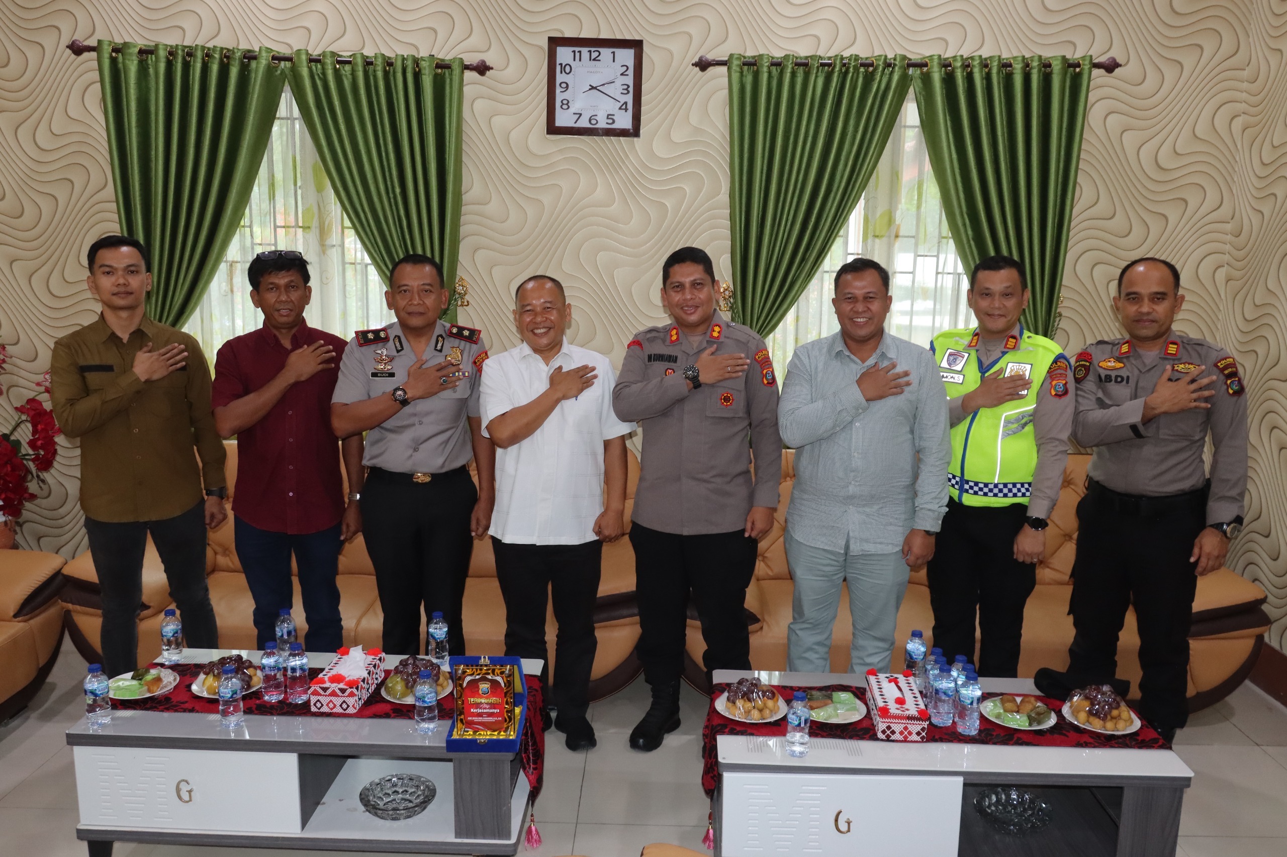 Kapolres Dhana Noer Sambangi DPRD, Koordinasi Kamtibmas Diperkuat