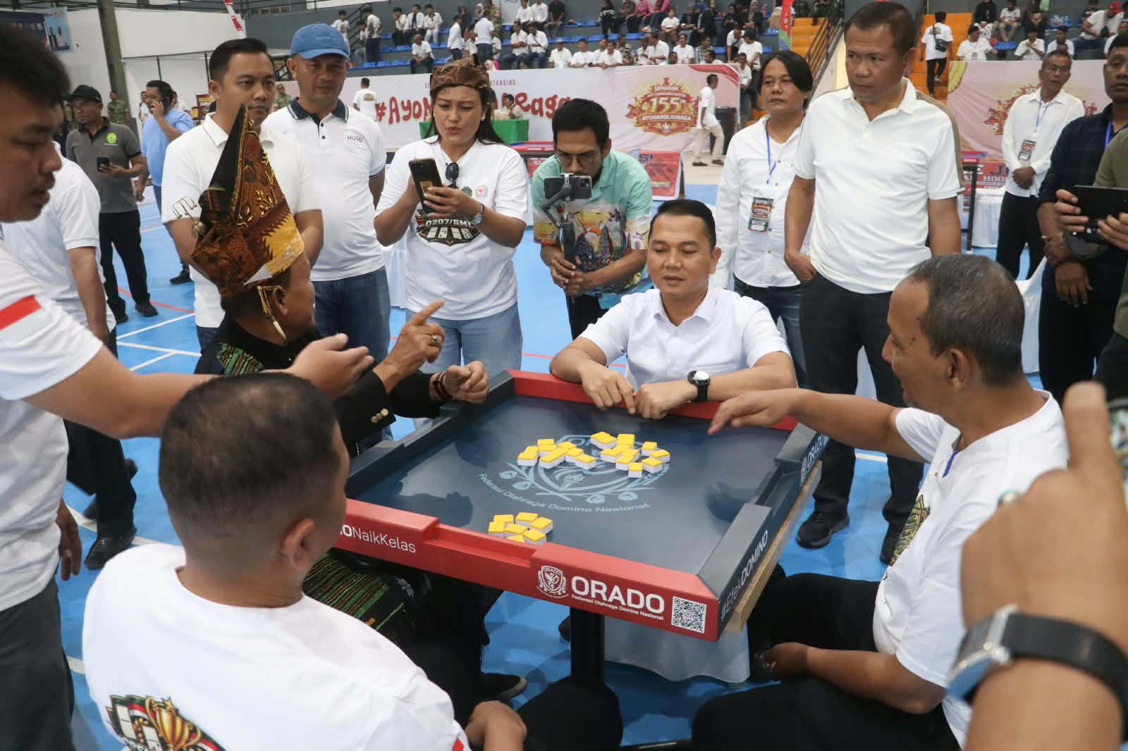 Kapolres Simalungun Buka Dukungan untuk Domino Orado 101, 106 Pasangan Siap Kejar Rekor MURI