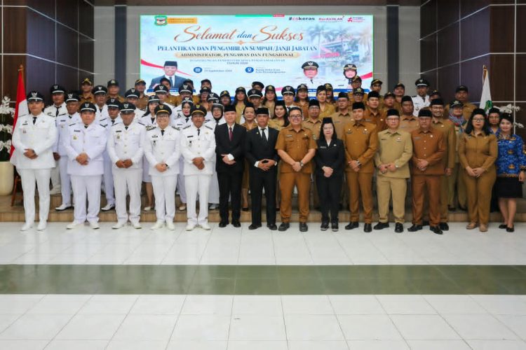 116 PNS Menjadi Pejabat Administrasi dan Fungsional di Lingkungan Pemko Pematangsiantar