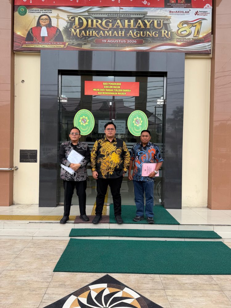 Putusan MA Telah Inkracht, Pemohon Minta PN Pematangsiantar Eksekusi Tiga Objek Sengketa
