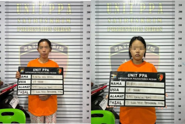 Polrestabes Medan Bongkar Sindikat Perdagangan Bayi, Dua Perempuan Jadi Tersangka