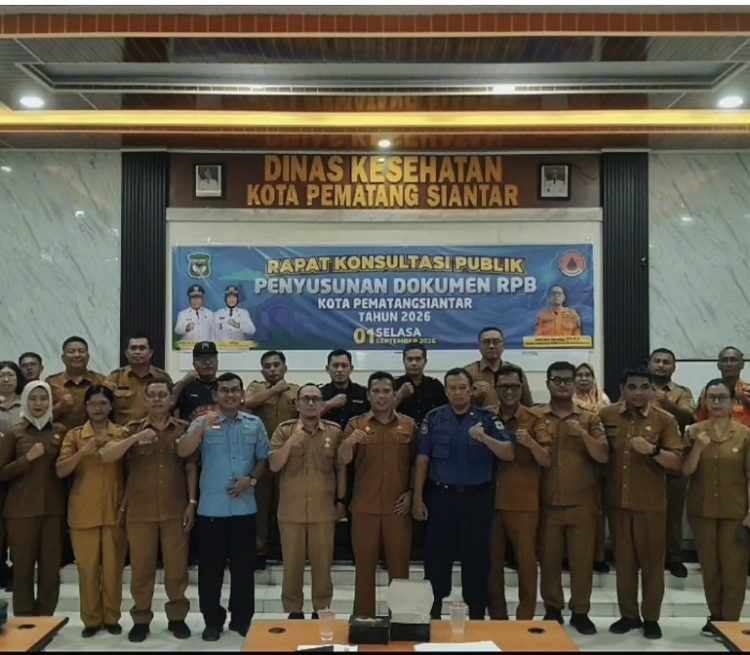 Pemko Pematangsiantar Perkuat Tata Kelola Bencana, RPB dan RAD-PRB Jadi Instrumen Mitigasi Terukur