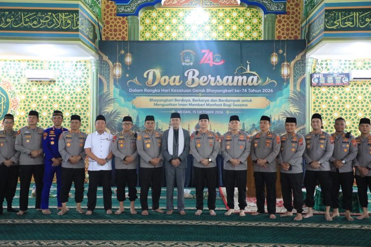Bhayangkari Berdaya dan Berdampak, Doa Bersama di Mapolda Sumut Pererat Silaturahmi