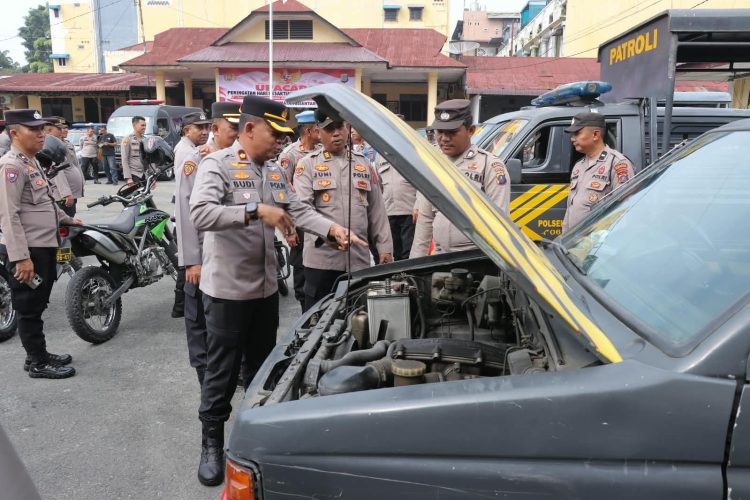 Tak Sekadar Dipakai, Randis Polres Pematangsiantar Diperiksa Satu per Satu