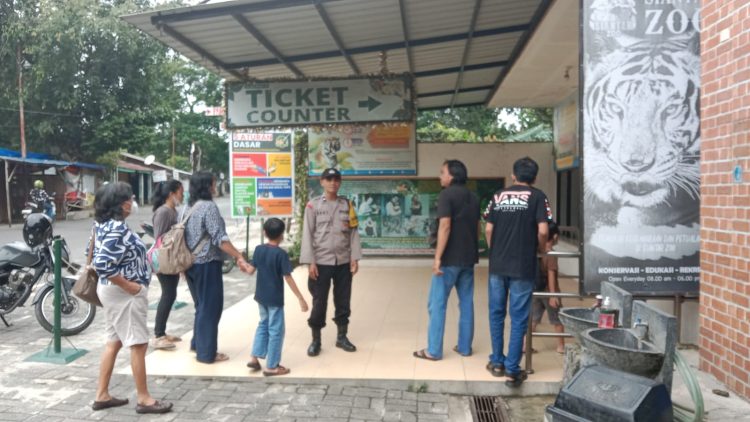 Taman Hewan hingga Lapangan Merdeka Disisir, Bhabinkamtibmas Siantar Barat Antisipasi Kejahatan