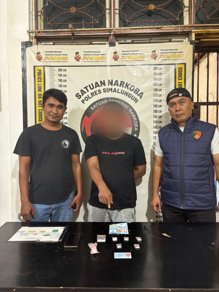 Info Warga Berujung Penangkapan, Polsek Bosar Maligas Sita 7,17 Gram Sabu