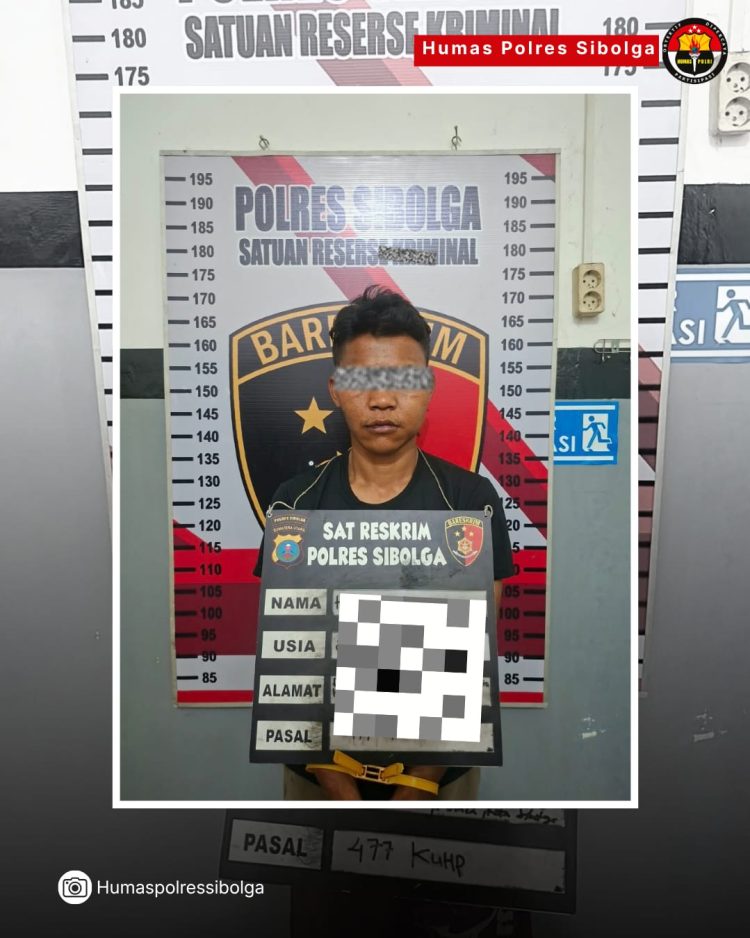 Bobol Gudang di Sibolga, HP Korban Masih di Saku: HG Akhirnya Diciduk Polisi