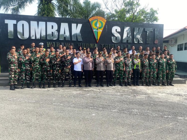 Enam Markas TNI Disambangi, Kapolres Simalungun Tegaskan Soliditas TNI-Polri