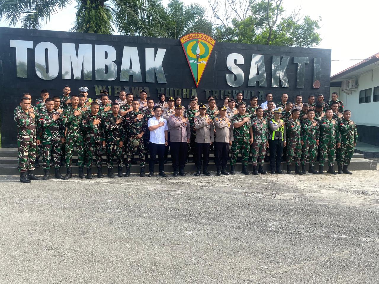 Enam Markas TNI Disambangi, Kapolres Simalungun Tegaskan Soliditas TNI-Polri