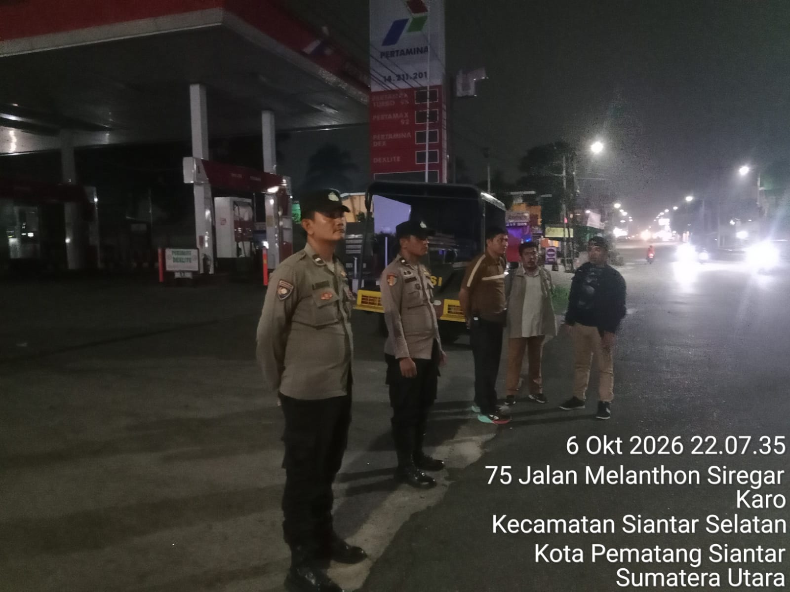 KRYD 3 Pilar Bergerak! Polsek Siantar Selatan Sisir Supermarket, Warkop hingga SPBU