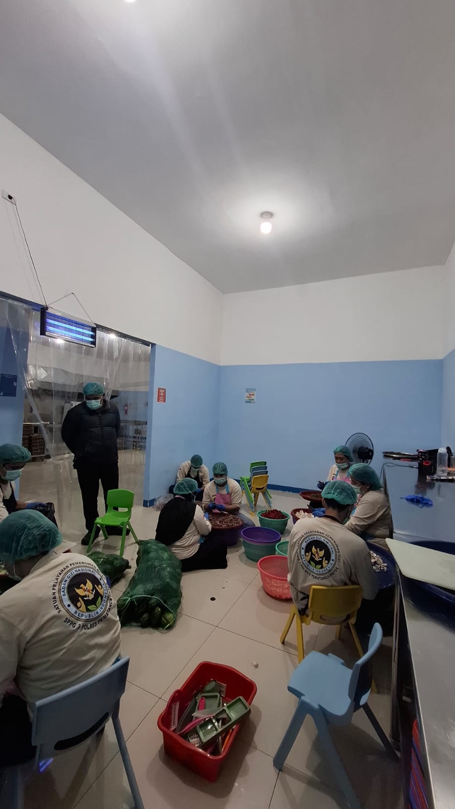 Cegah Kelalaian, Siwas Polres Pematangsiantar Sidak Persiapan MBG di SPPG 3 YKB