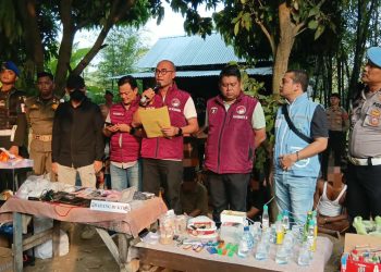 Gerebek Sarang Narkoba di Percut Sei Tuan, 37 Orang Diamankan, 8 Barak Dimusnahkan
