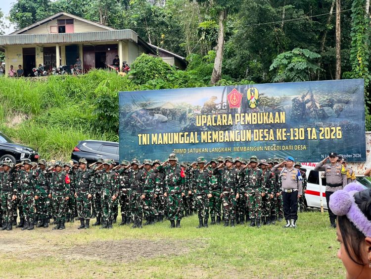 Dukung Pembangunan Desa di Nias, Brimob Sumut Tegaskan Komitmen Pengabdian kepada Masyarakat