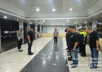 Cegah Balap Liar di Siantar, 10 Personel Polres Pematangsiantar Turun Melalui Blue Light Patrol
