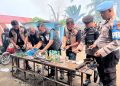 Sarang Narkoba Mencirim Digerebek Bandar Diringkus, Pistol Hingga Sejumlah Sajam Disita