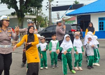 Bukan Sekadar Kunjungan, Kasat Lantas Polres Pematangsiantar Bentuk Generasi Tertib Lalu Lintas Sejak Dini