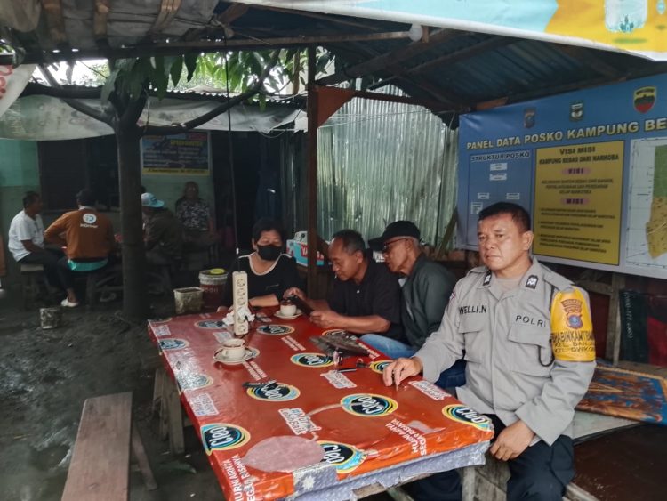 Perangi Narkoba dari Lingkungan, Bhabinkamtibmas Polsek Siantar Barat Turun Langsung Ajak Warga Bergerak