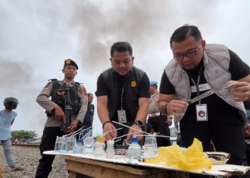 Satresnarkoba Polrestabes Medan Gerebek Sarang Narkoba Rel Tembung 6 Pelaku Diringkus, 3 Diantaranya Residivis