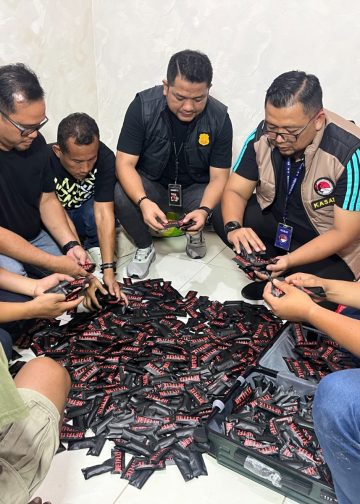 Satresnarkoba Polrestabes Medan Bongkar Gudang 1.152 Vape Narkoba Berkedok Bengkel