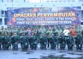 Usai Tuntaskan Operasi di Papua, Satgas Yonif 121/MK Disambut di Belawan, Sinergi TNI-Polri Menguat