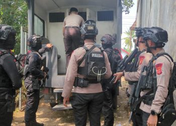20 Personel Gegana Brimob Sumut Turun ke Pidie, Kawal Empat Tahanan dalam Misi BKO Bareskrim
