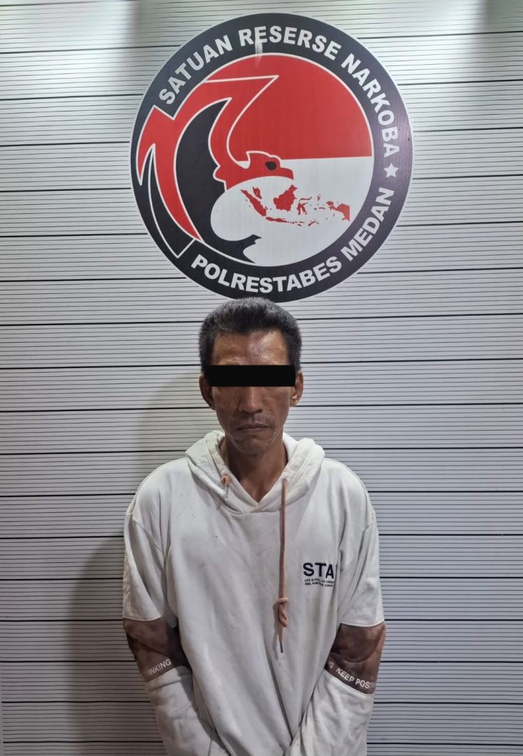 Pengedar Narkoba di Desa Puji Mulyo Diringkus 8 Paket Sabu Dikemas Dalam Kotak Rokok Disita