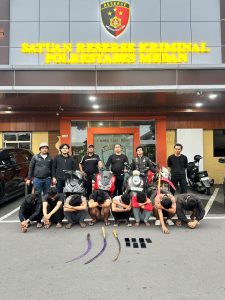 8 Anggota Geng Motor SALVADOR 424 MEDAN Ditangkap, Tawuran Dipicu Tantangan Lewat Instagram