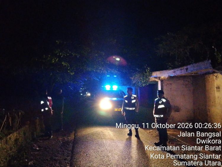 Cegah 3C hingga Balap Ugal-ugalan, Polres Pematangsiantar Intensifkan Blue Light Patrol