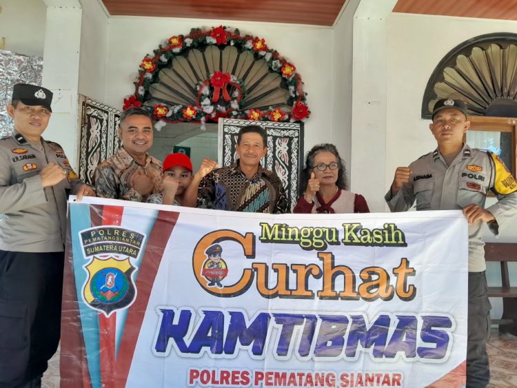Minggu Kasih di GKPS Siantar Timur, Polri Ajak Jemaat Perkuat Keamanan dan Kepercayaan Publik