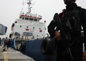 Selat Malaka Jadi Jalur Dugaan Penyelundupan Narkoba, MT Global 168 Dikandangkan di Belawan